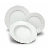 BERNADOTTE, Tanierová súprava 18 dielov, biela, Thun