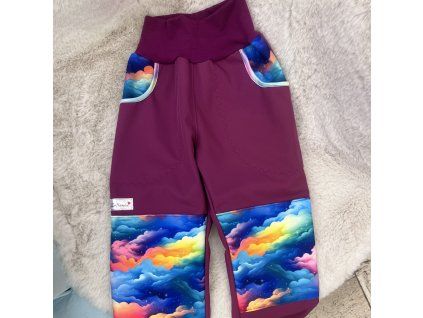 Softshelove nohavice 116