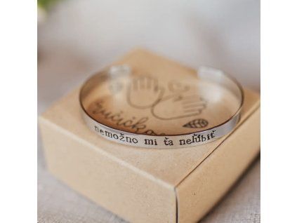 Náramok - nemožno mi ťa neľúbiť