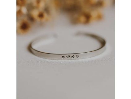 Náramok - srdiečkový