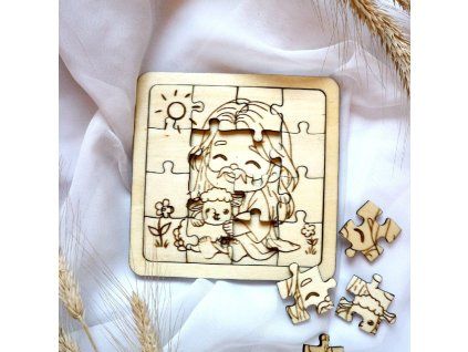 Drevené puzzle pre deti