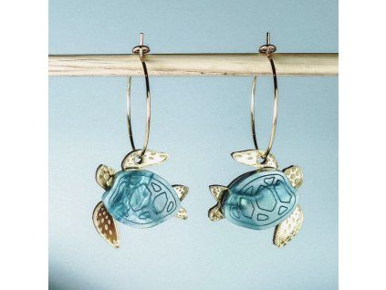 Náušnice Korytnačky visiace