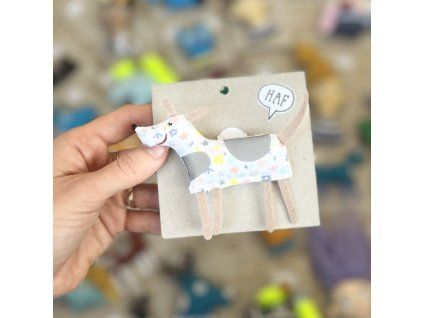 Reflexná brošňa 05 Pes/psík