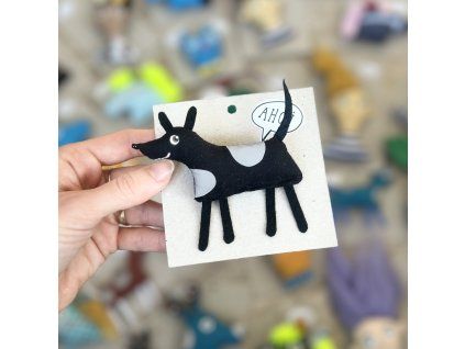 Reflexná brošňa 06 Pes/psík