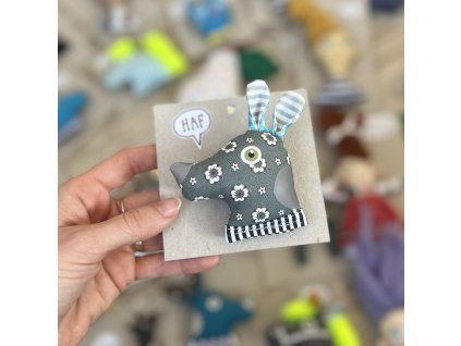 Reflexná brošňa 12 Pes