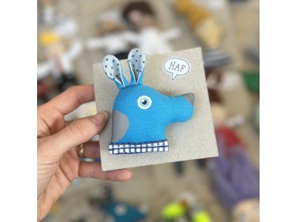 Reflexná brošňa 16 Pes