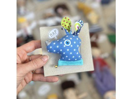 Reflexná brošňa 23 Pes