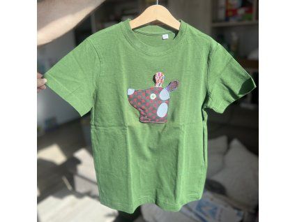 Reflexné a pískacie tričko v.134 - 8rokov