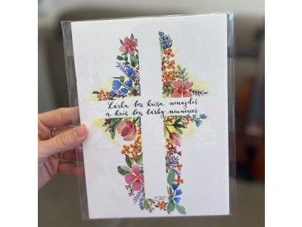 Art print Lásku bez kríža,... A5
