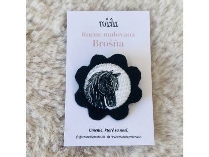 Brošňa Vlnitý kôň