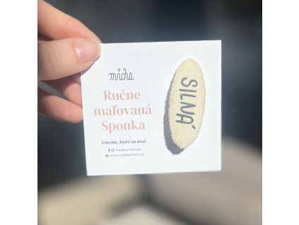 Malá sponka s nápisom 2 - silná