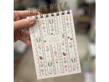 Zápisník Všetko je možné A6