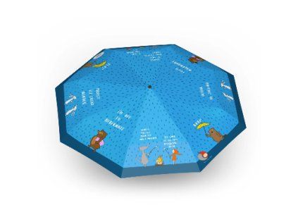 Skladací dáždnik Red & Wolf