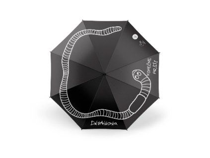 Dlhý dáždnik Dáždnikovka Black