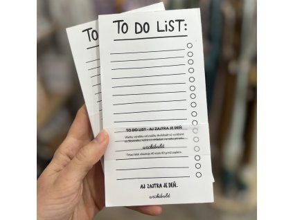 To do list