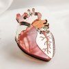 pin Srdce rose gold