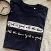 Pánske tričko čierne God is good all the time