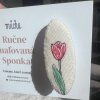Malá oválna sponka Tulipán