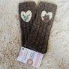Háčkované rukavice - vlna+alpaka