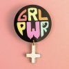 Brošňa Girl power