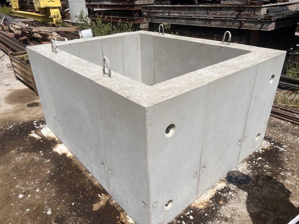 betonová vodomerná šachta 3000x3000x1500 priepust
