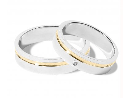 Žluto/bílé zlato