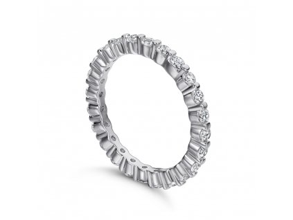 Stříbrný prsten - eternity PT1015