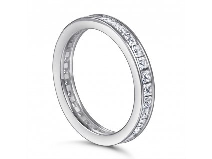 PT1023 Stříbrný prsten - eternity