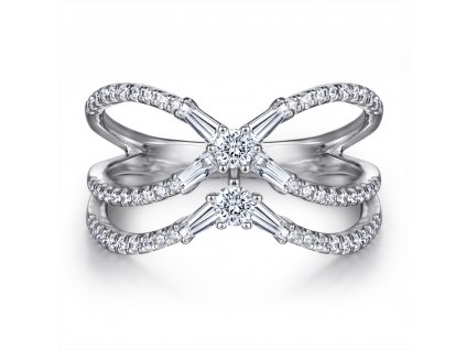 Stříbrný prsten - medusa PT1025