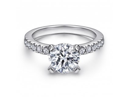 Stříbrný prsten - zásnubní PT5003