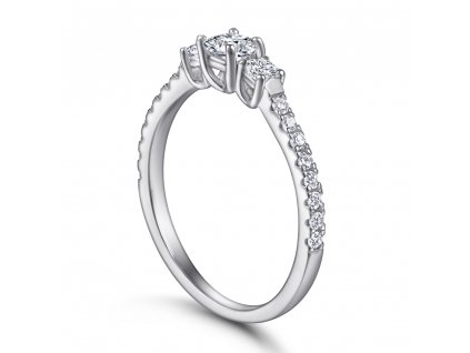 PT5009 Stříbrný prsten - minimalistcký prsten