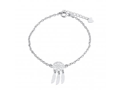 Stříbrný náramek - lapač snů MM2107
