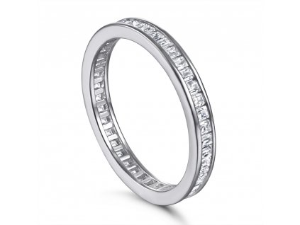PT1039 Stříbrný prsten - eternity