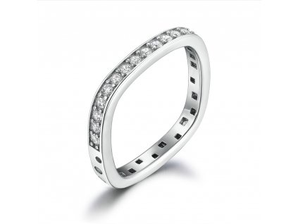 Stříbrný prsten - square PT1079