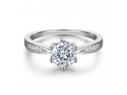 Stříbrný prsten - zásnubní PT5013