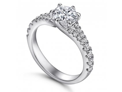 Stříbrný prsten - zásnubní PT5029-