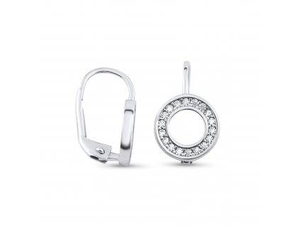 Stříbrné náušnice - kroužky NB1011