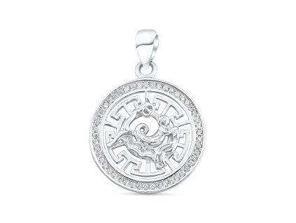 VY1203 Stříbrný přívěsek Aquarius - Vodnář