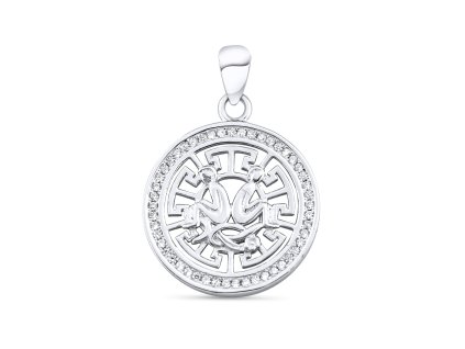 Stříbrný přívěsek Gemini - Blíženci VY1215