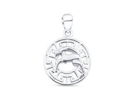 VY1067 Stříbrný přívěsek Capricorn - Kozoroh