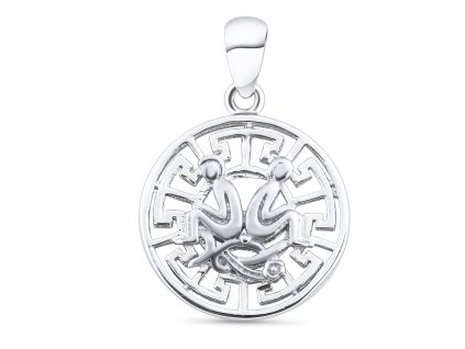 Stříbrný přívěsek Gemini - Blíženci VY1063