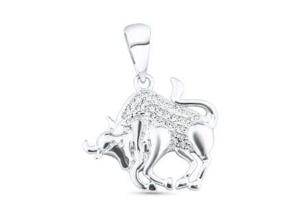 Stříbrný přívěsek Taurus - Býk VY1075