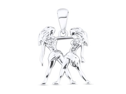 Stříbrný přívěsek Gemini - Blíženci VY1079