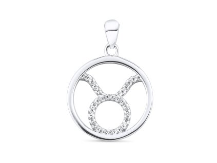 Stříbrný přívěsek Taurus - Býk VY1097