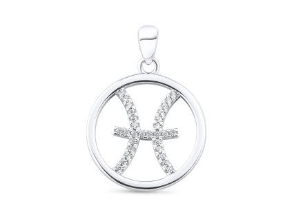 Stříbrný přívěsek Pisces - Ryby VY1103