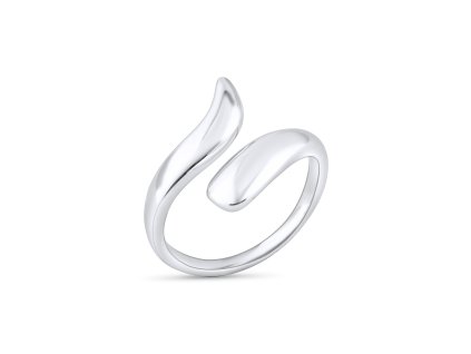 Stříbrný prsten - nastavitelný - dráha kapky PM3011