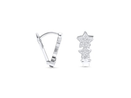 Stříbrné náušnice - STARS NM6017