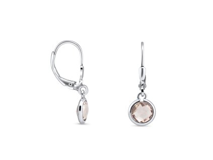 Stříbrné náušnice - kamínek NM4115