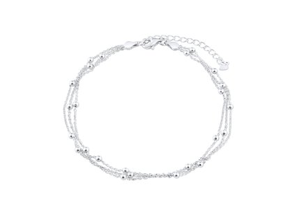 Stříbrný náramek - TRIPLE SILVER MB2029