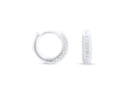 Stříbrné náušnice - MAGNOLIA NB8049